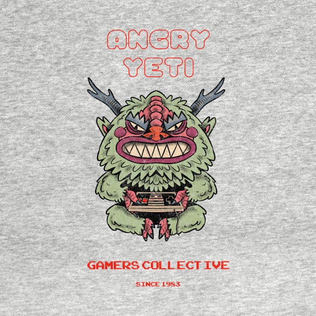 Angry Yeti Retro Gamers Collective by rudyfaber